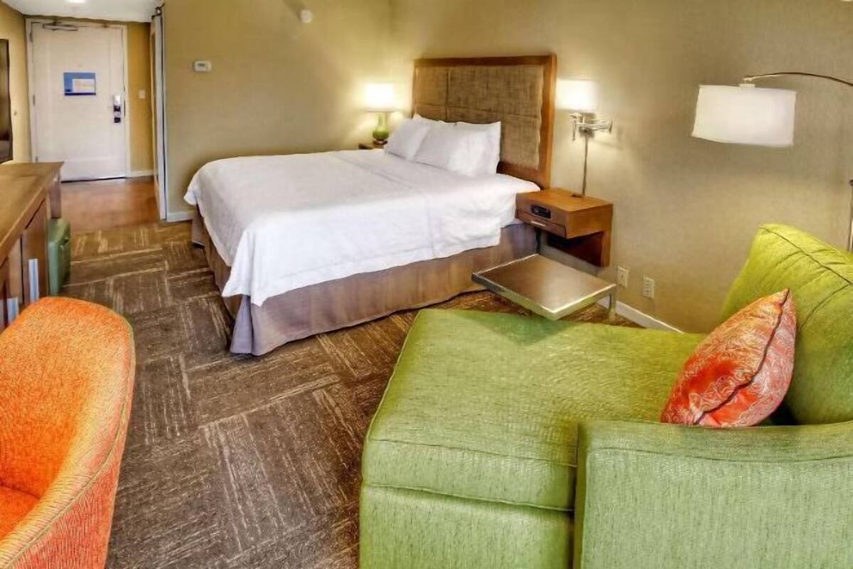 In-room safe, blackout drapes, iron/ironing board