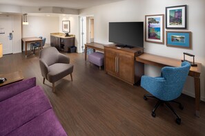 Suite, 2 Queen Beds, Accessible, Non Smoking | In-room safe, blackout drapes, iron/ironing board