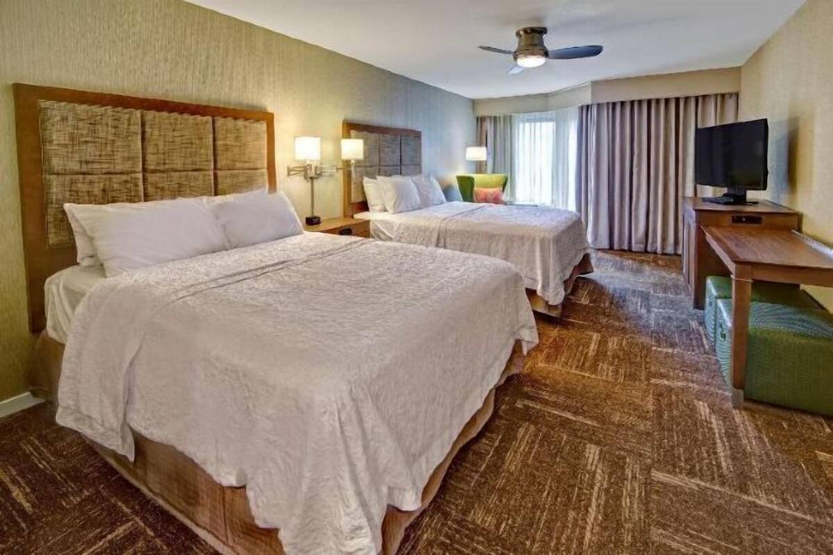 In-room safe, blackout drapes, iron/ironing board