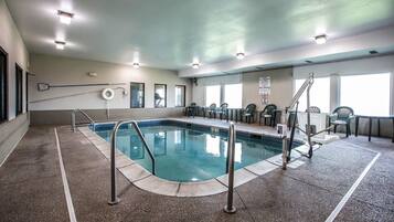 Enjoy a refreshing swim in our indoor pool, surrounded by a safe and well-maintained deck.