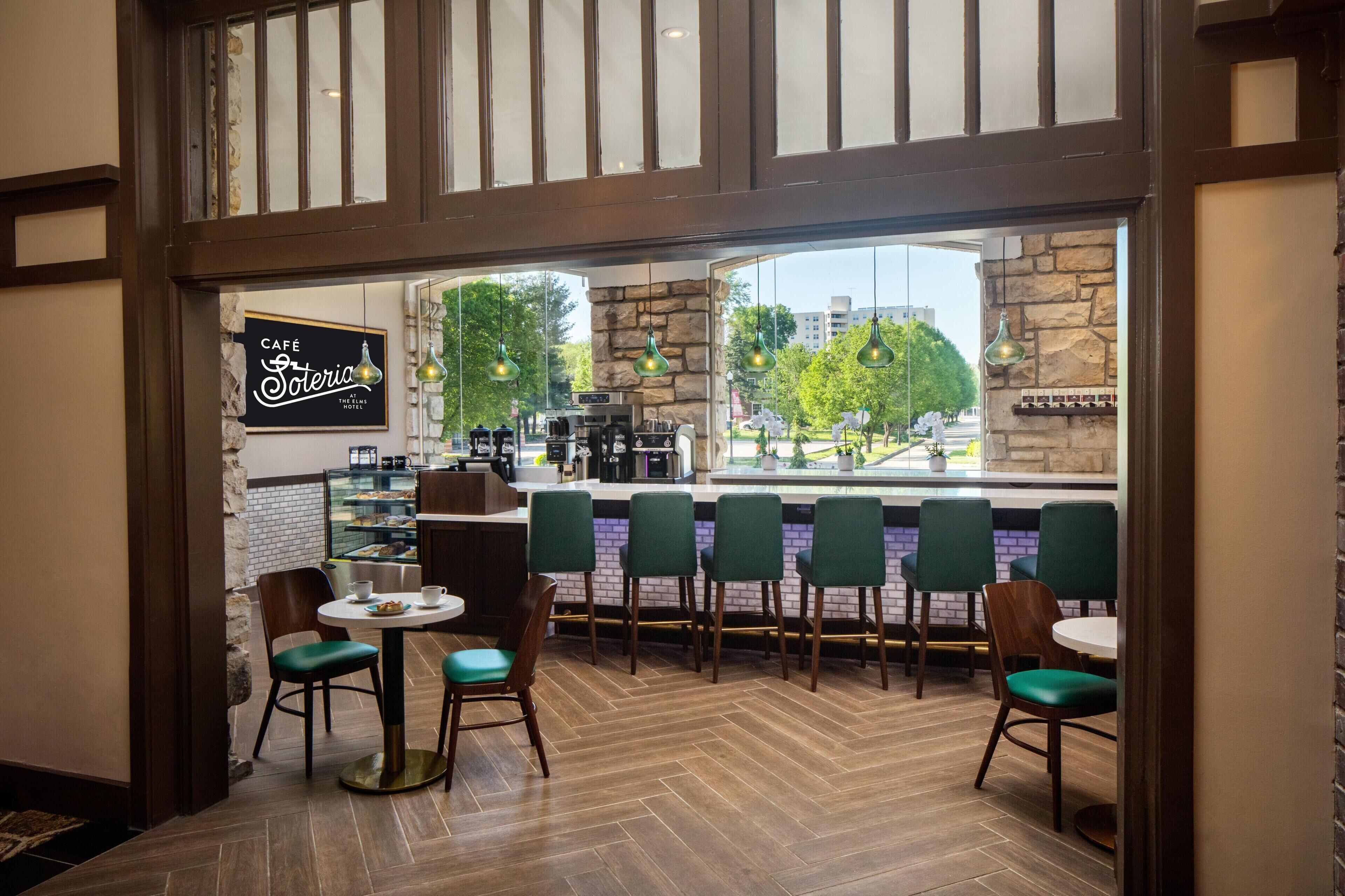 Breakfast, lunch and dinner served