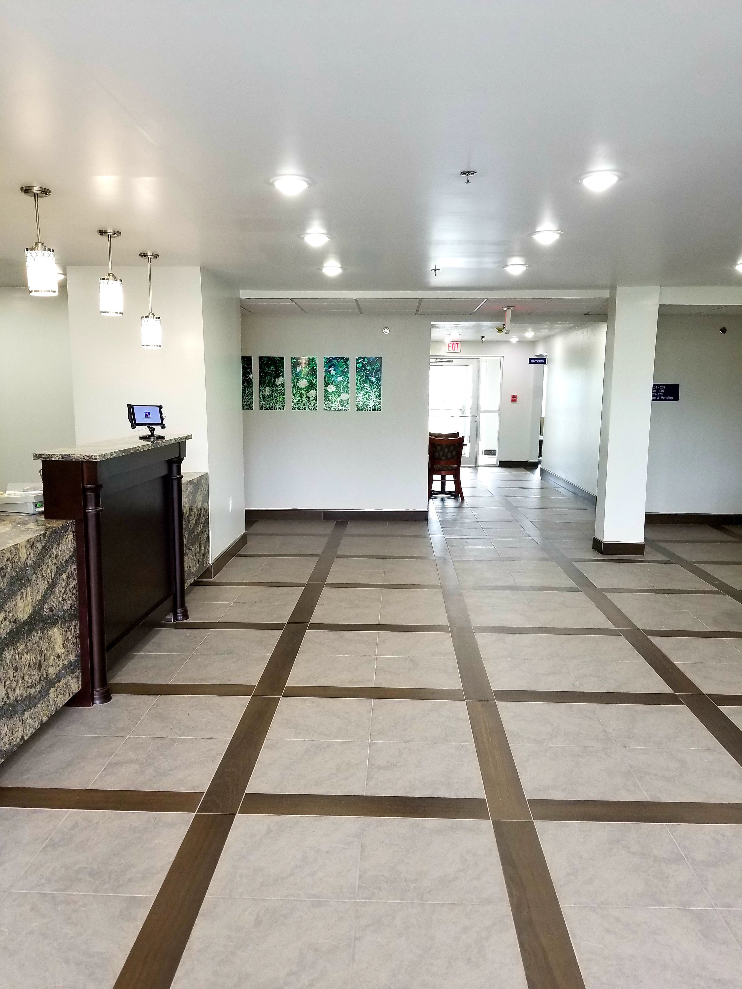Interior entrance