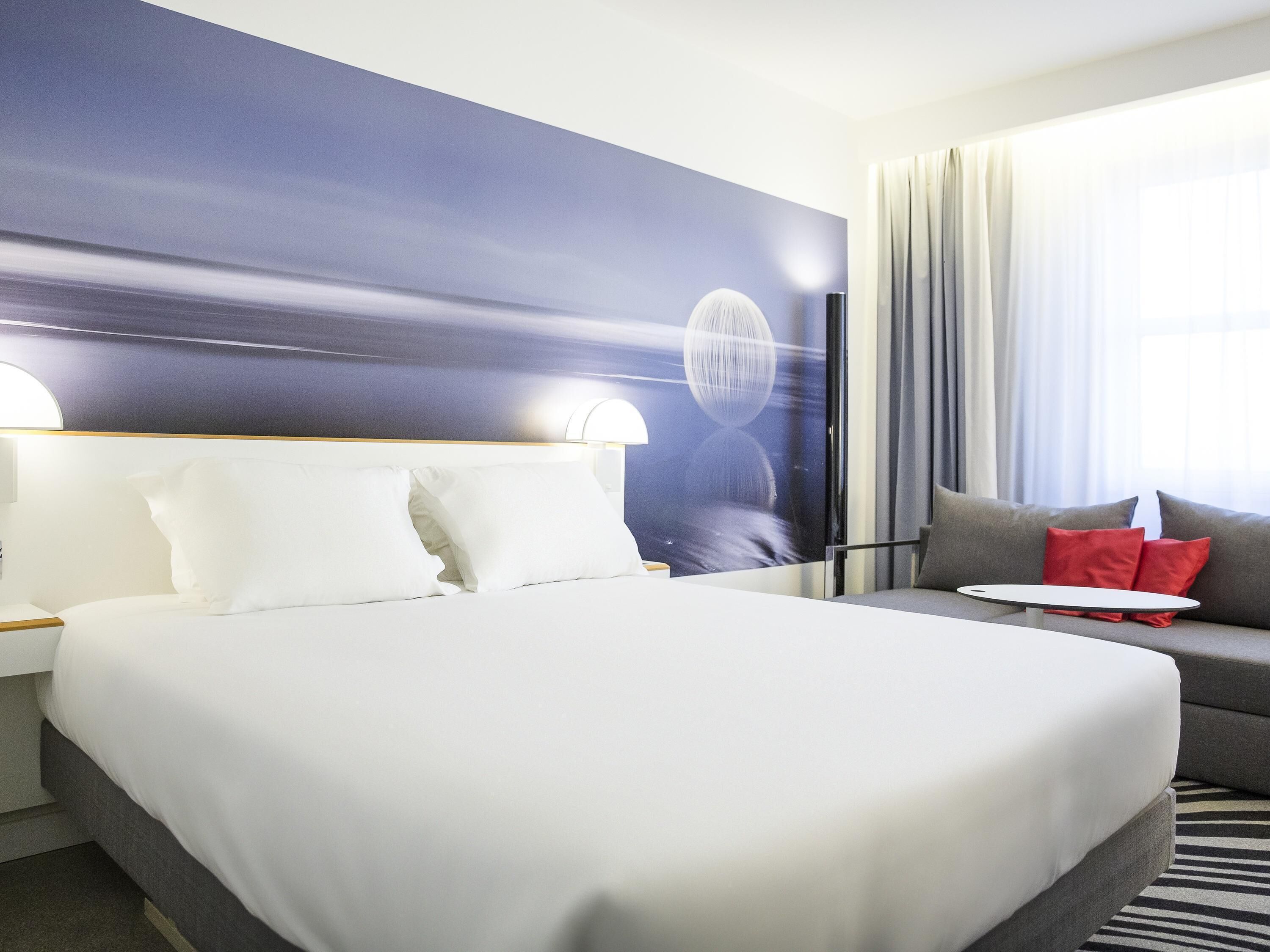 Superior-rum - 1 dubbelsäng med bäddsoffa | 2 sovrum, allergitestade sängkläder, duntäcken och minibar