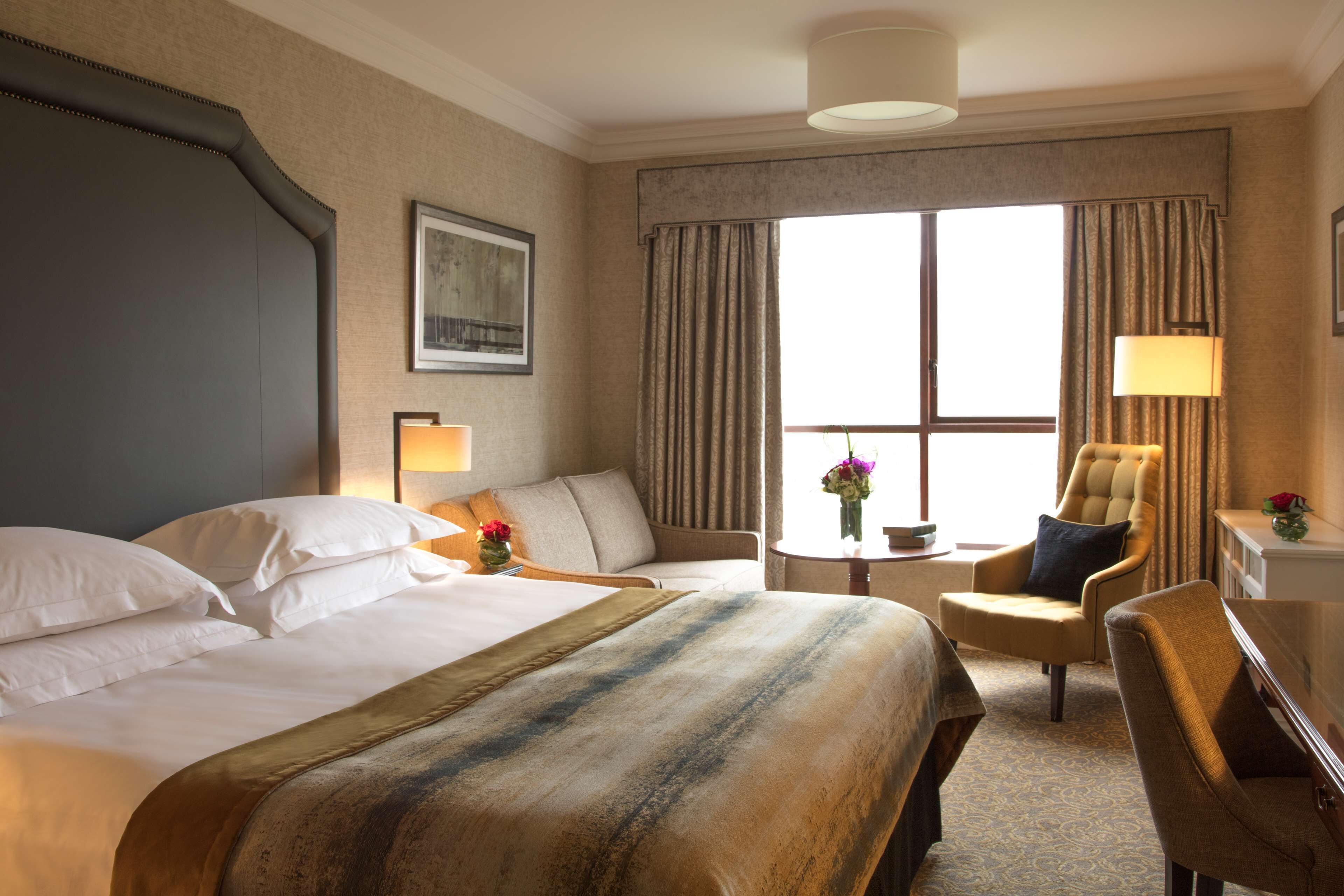 In-room safe, desk, laptop workspace, blackout drapes