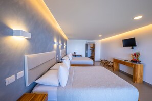 Superior Sunset Ocean View Room | Sábanas de algodón egipcio y ropa de cama de alta calidad 