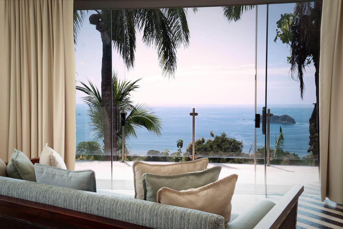Premier Ocean Garden View | Egyptian cotton sheets, premium bedding, in-room safe, desk