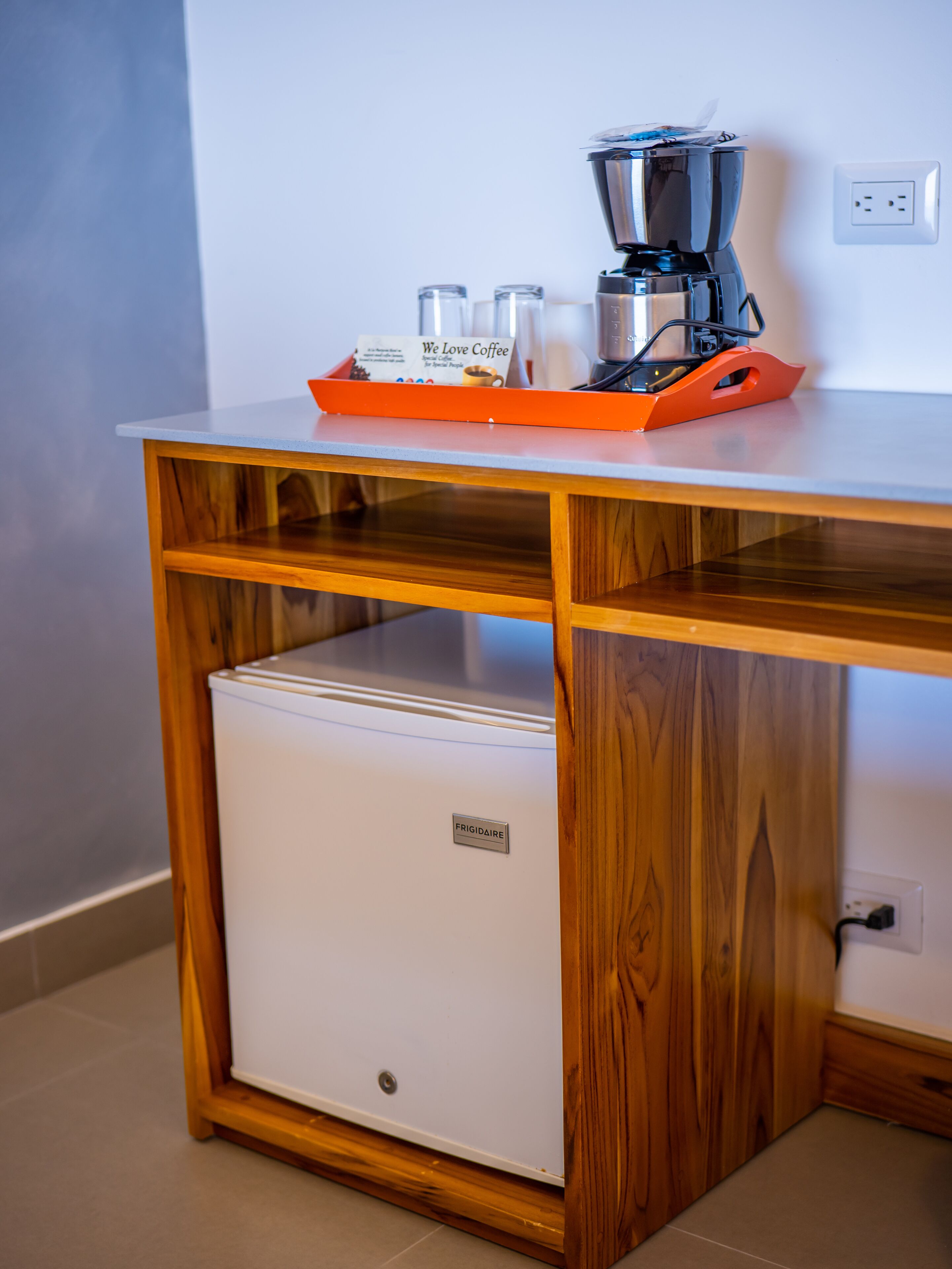 superior sunset ocean view room | mini fridge