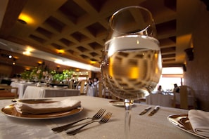 Breakfast, lunch, dinner served; international cuisine, pool views