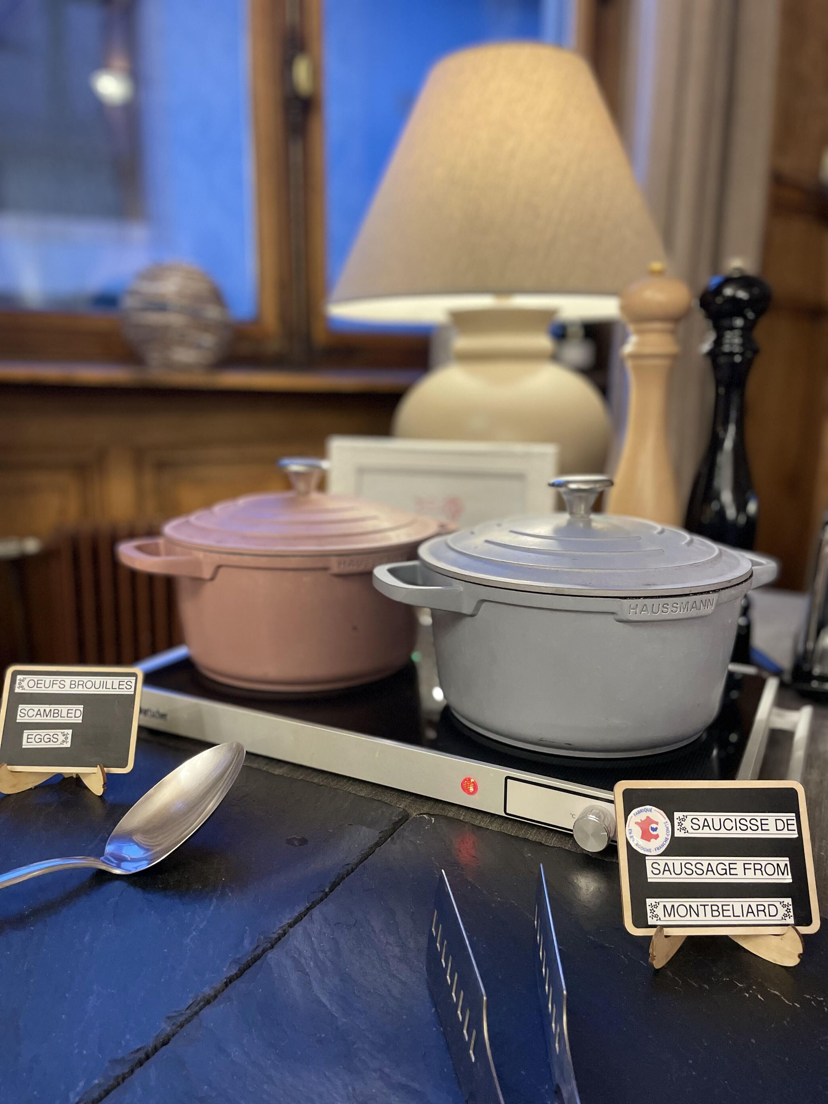 daily buffet breakfast (eur 15 per person)