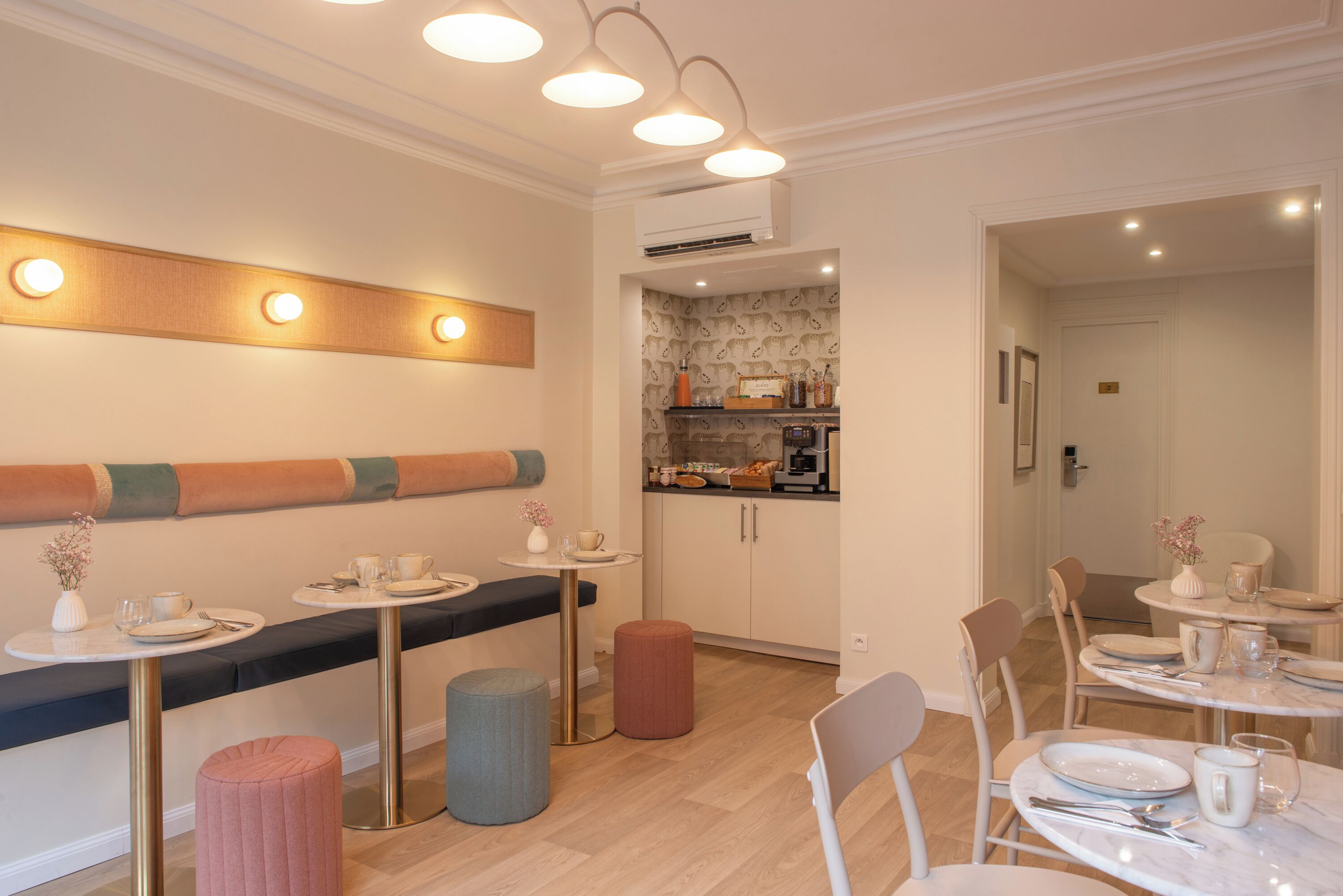 daily buffet breakfast (eur 12 per person)