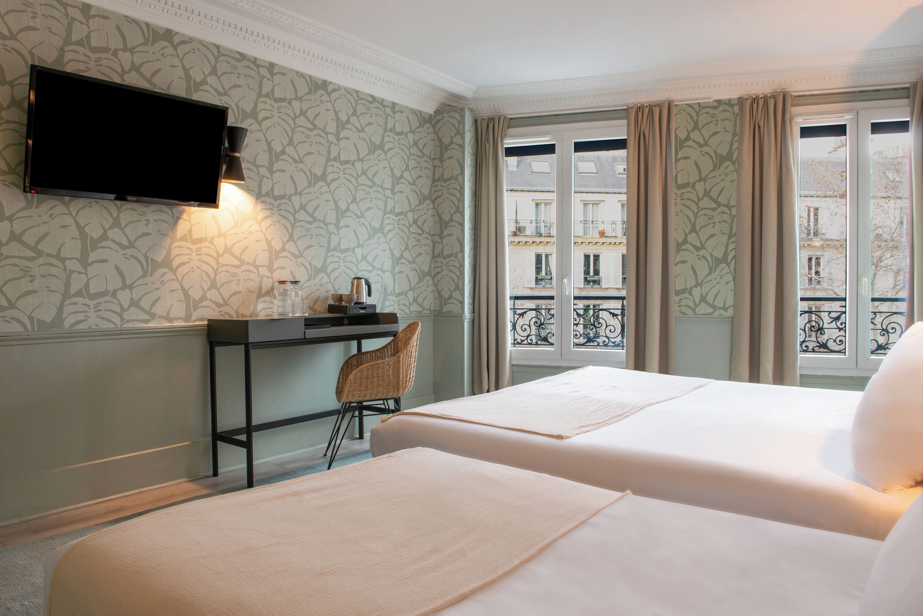 deluxe triple room | premium bedding, in-room safe, individually decorated