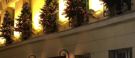 Front of property – evening/night