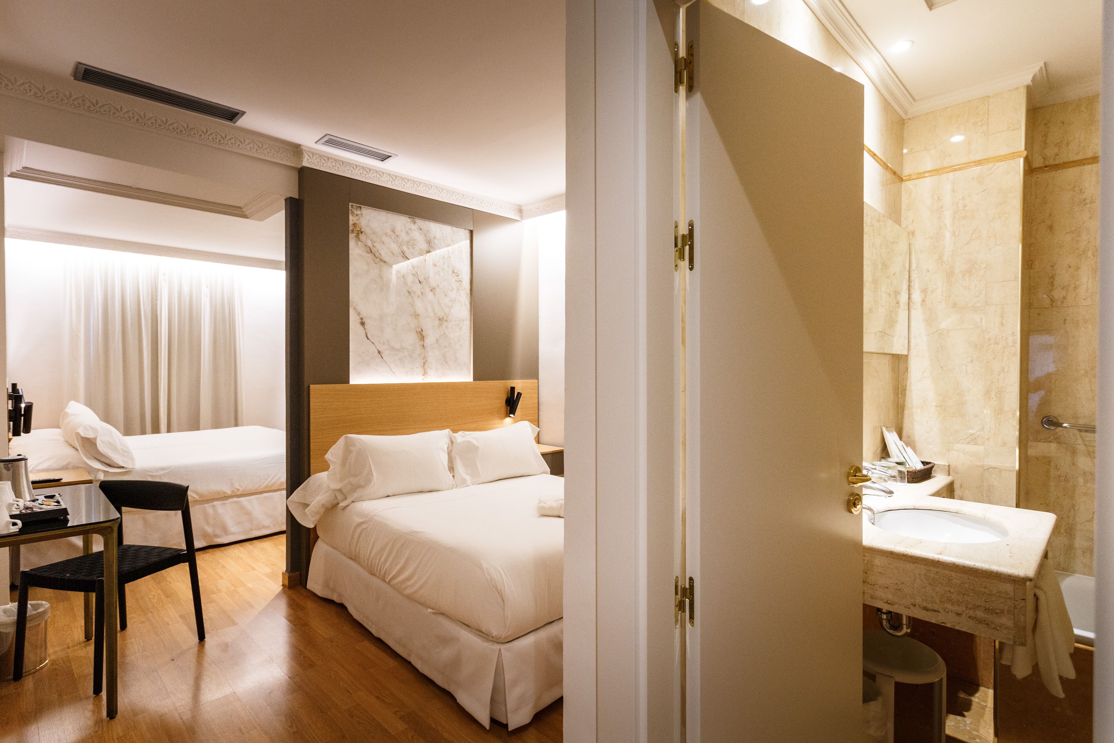 quadruple room (2 adults and 2 children) | memory-foam beds, minibar, in-room safe, desk