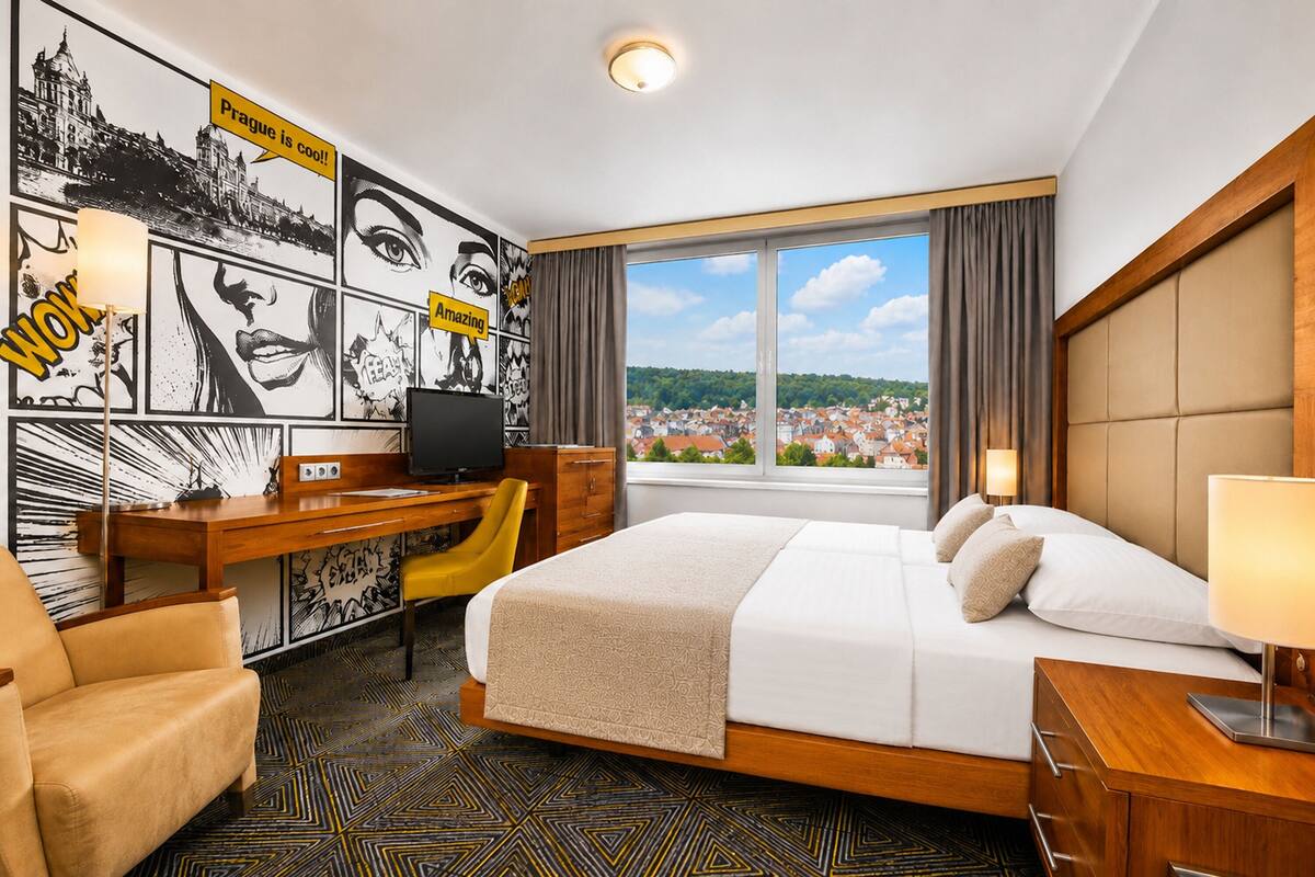 Minibar, in-room safe, blackout drapes, soundproofing