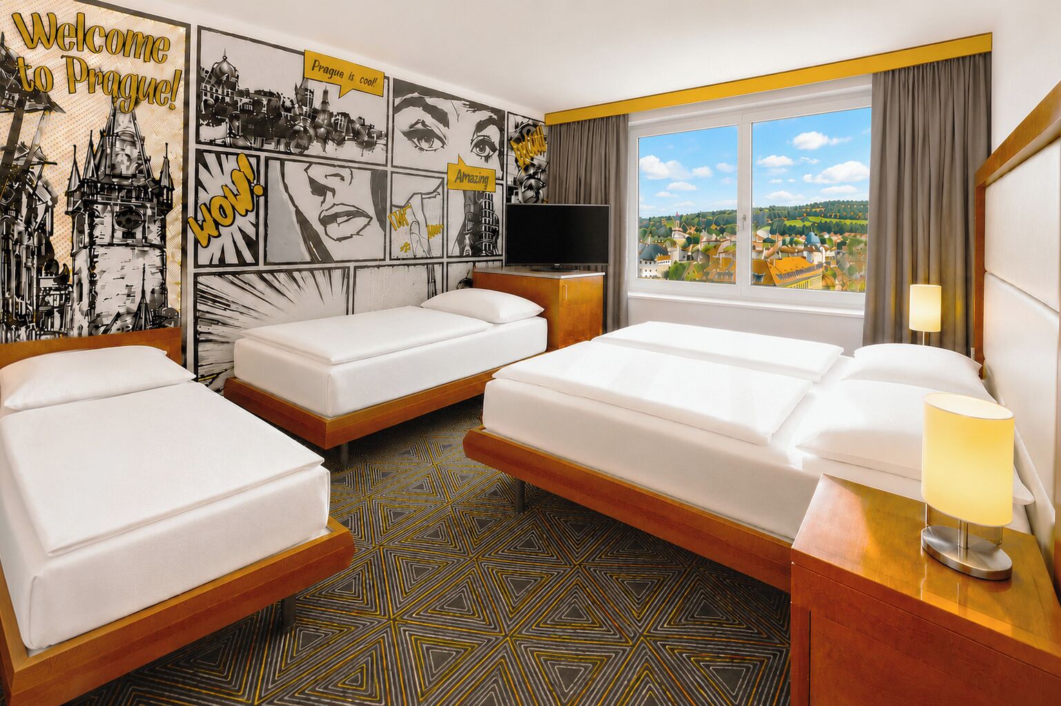 Family Room | Minibar, in-room safe, blackout drapes, soundproofing