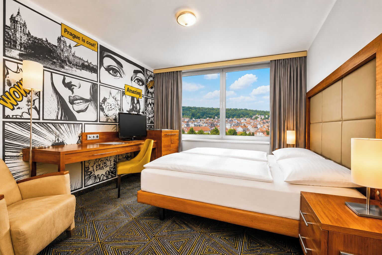 Minibar, in-room safe, blackout drapes, soundproofing