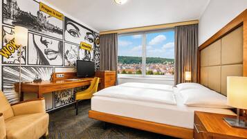 Minibar, in-room safe, blackout drapes, soundproofing