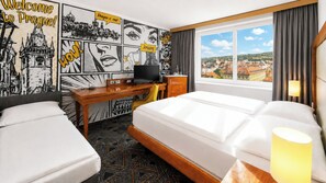Minibar, safe på rommet, blendingsgardiner og lydisolert