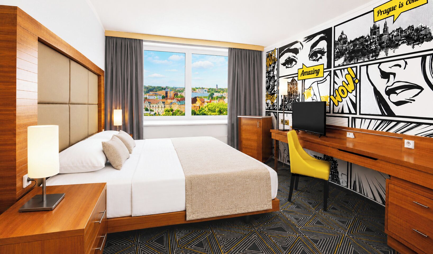 Minibar, in-room safe, blackout drapes, soundproofing
