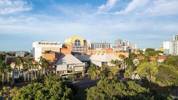 A large hotel with a distinctive yellow dome and multiple buildings.