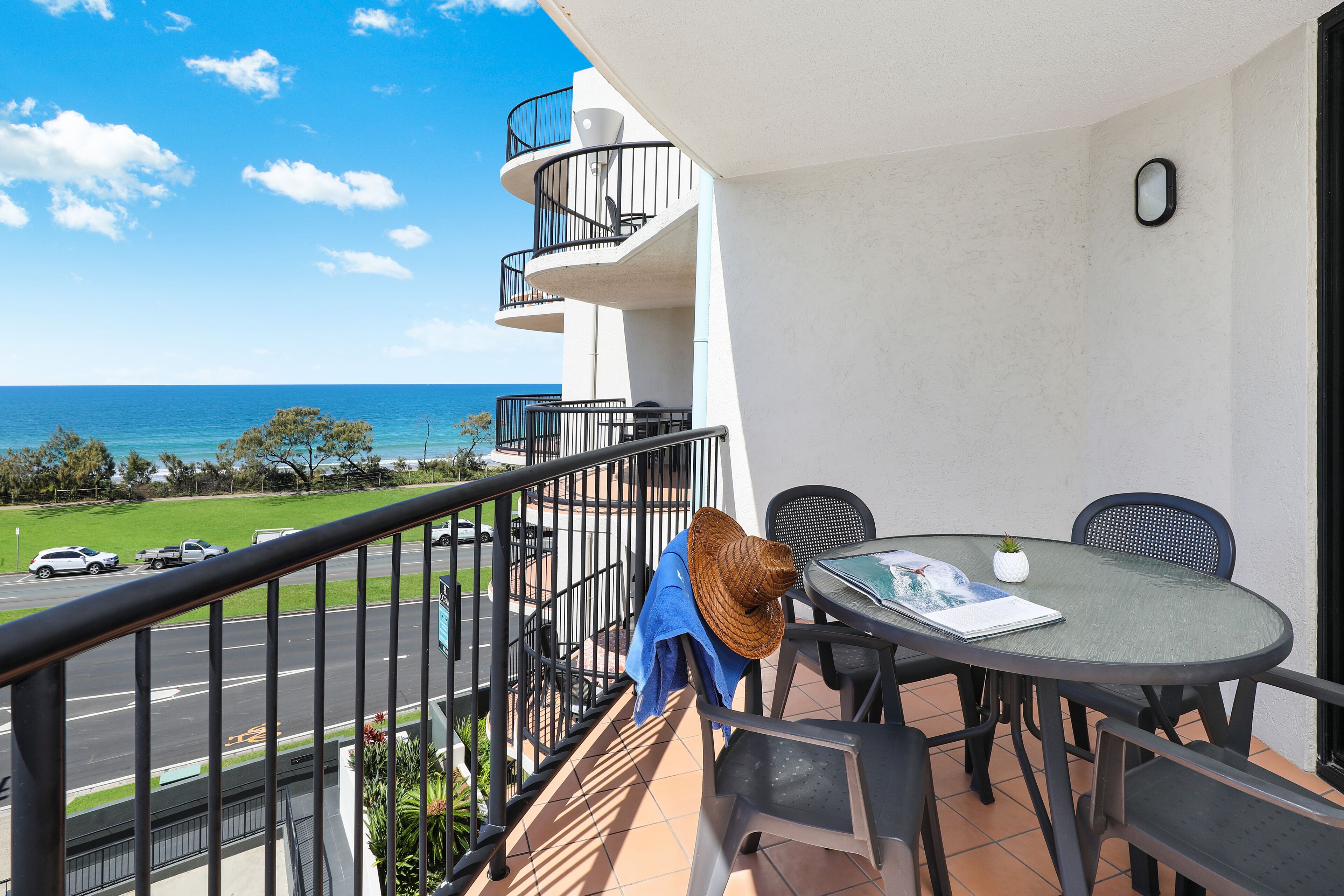 Deluxe One Bedroom Apartment Upper Level | Balcony view