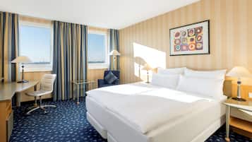 Hypo-allergenic bedding, pillowtop beds, minibar, in-room safe