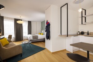 Appart Hotel | 1 chambre, literie de qualité supérieure, minibar