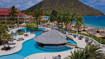 Outdoor pool, open 8:00 AM to 6:00 PM, free cabanas, pool umbrellas