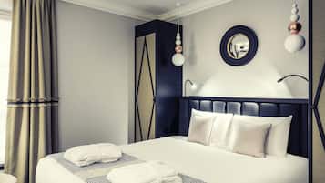Premium bedding, minibar, in-room safe, desk