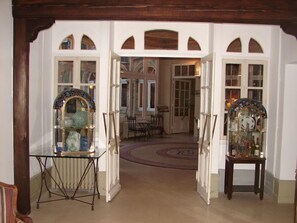 Interior entrance