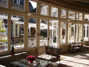Lobby sitting area
