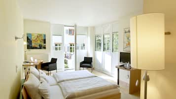 1 habitación y ropa de cama hipoalergénica