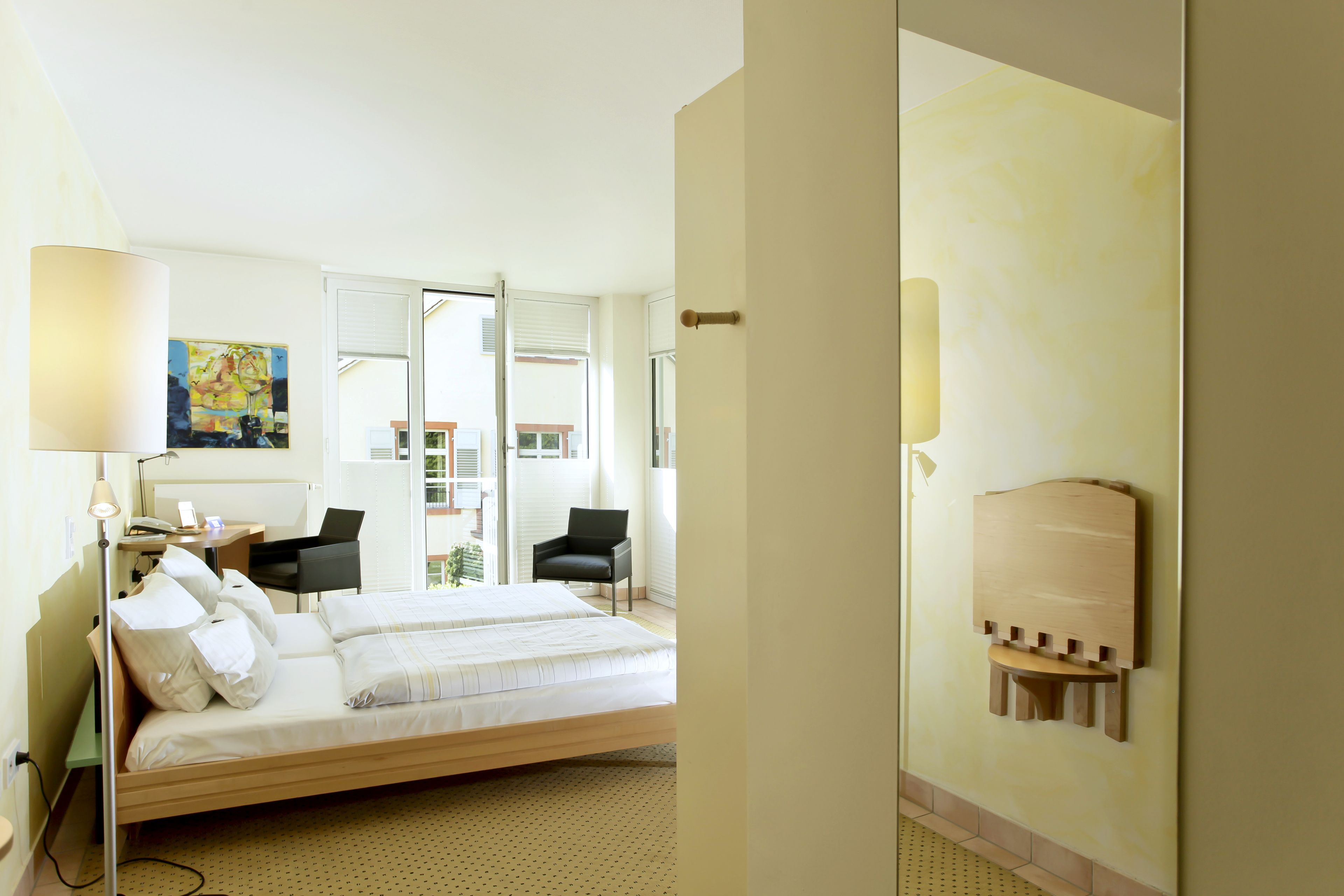 corner double room | 1 bedroom, hypo-allergenic bedding, in-room safe, individually furnished