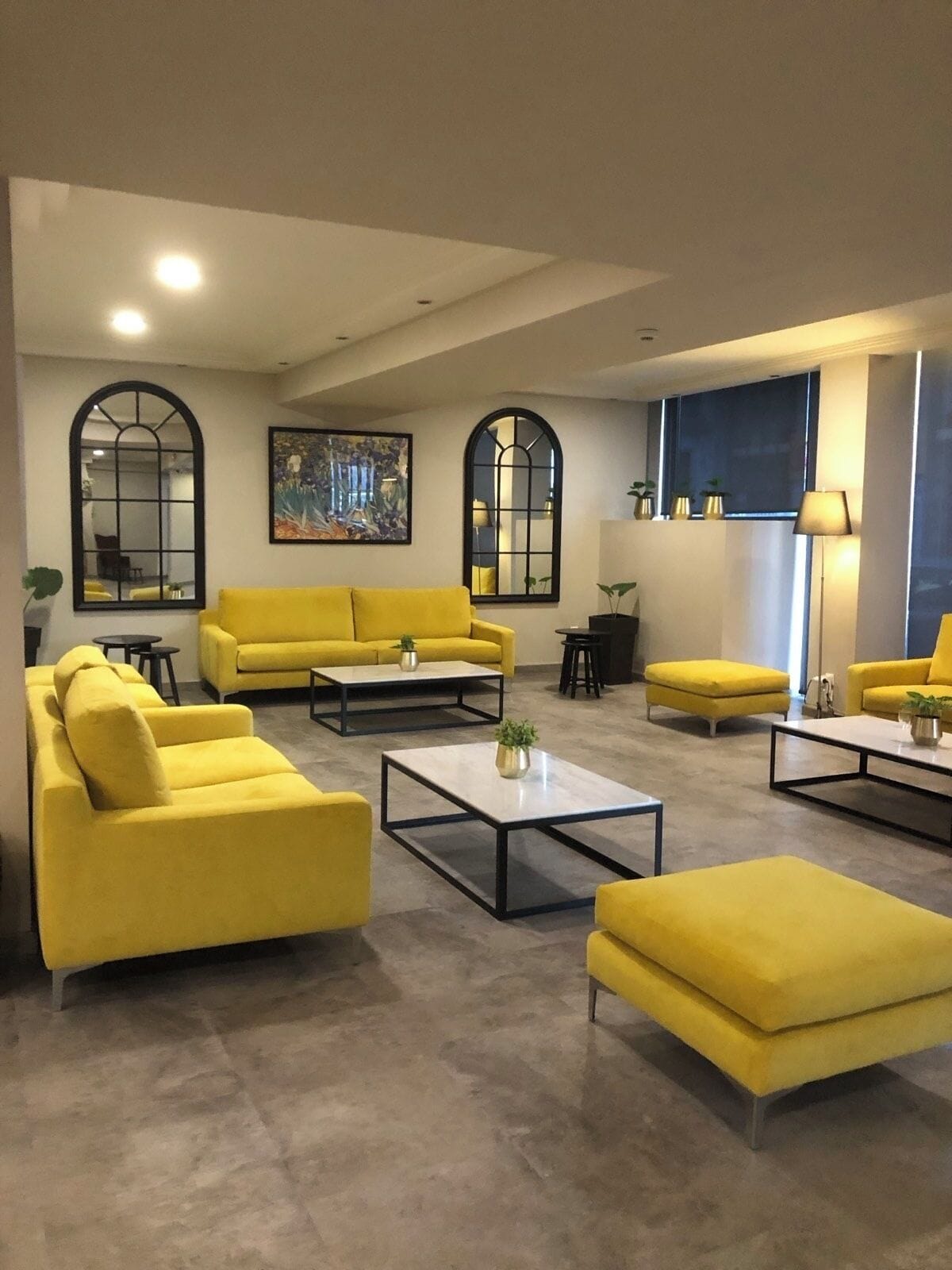 Lobby sitting area