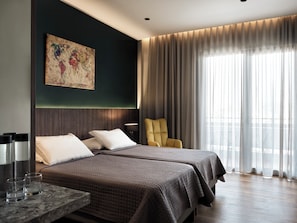 Superior Room, City View | In-room safe, desk, blackout curtains, soundproofing - Candia Hotel (Athens)