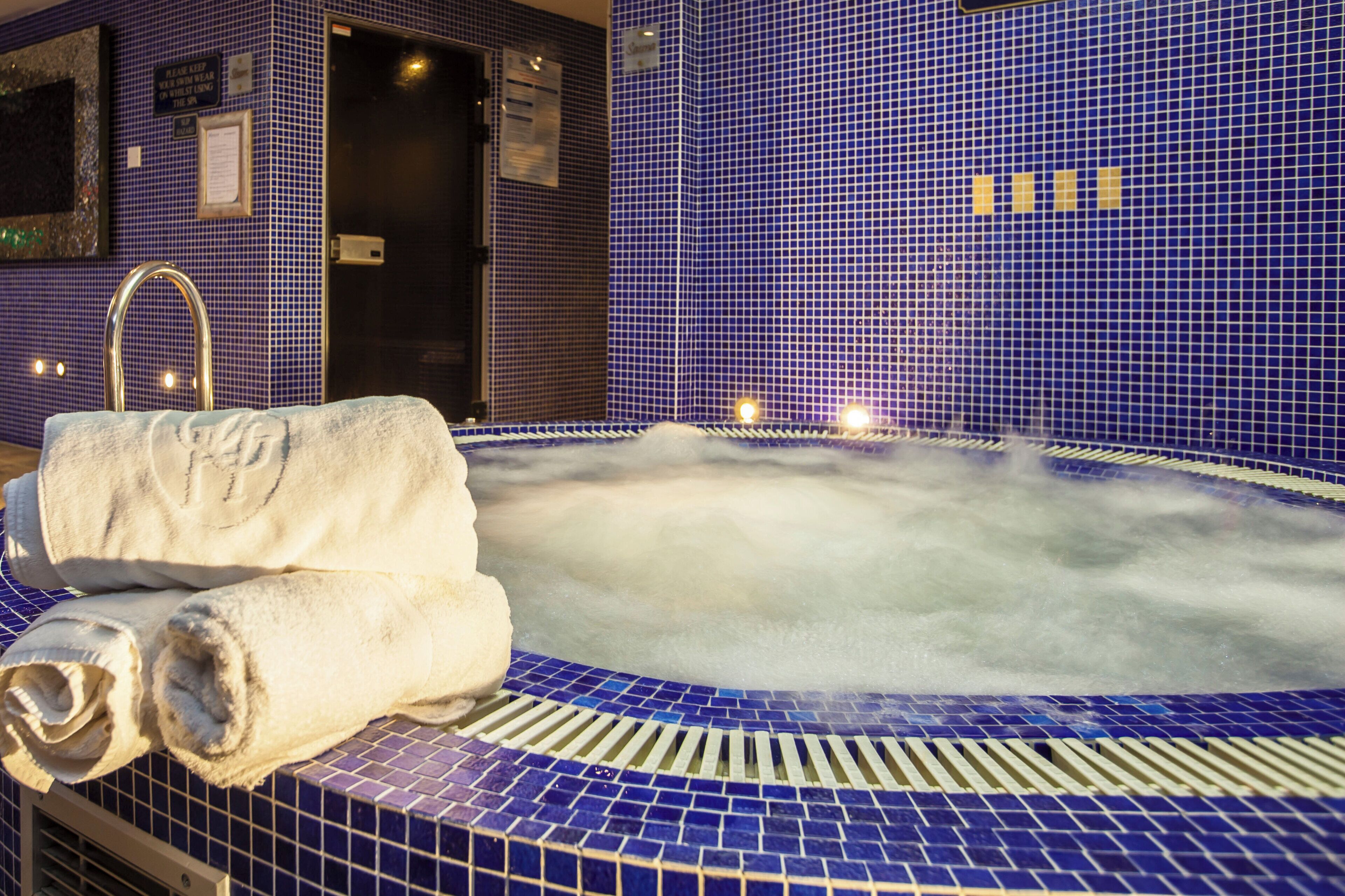 Hot tub, body treatments, aromatherapy, body scrubs, facials