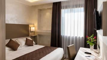 Camera Superior con letto matrimoniale o 2 letti singoli | Biancheria da letto di alta qualità, copriletto in piuma, minibar