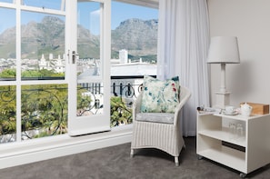 In-room safe, desk, laptop workspace, blackout curtains