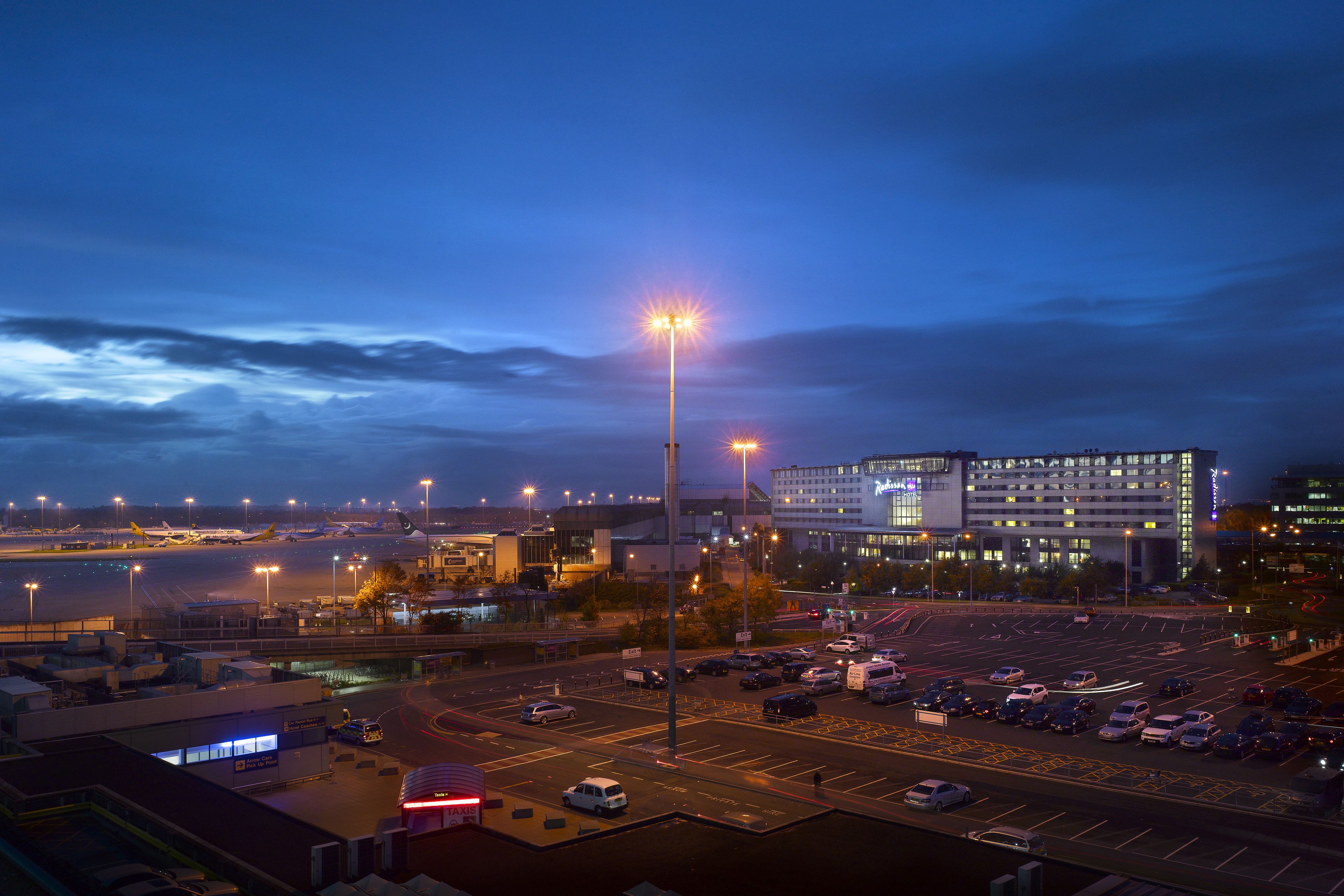 front of property – evening/night