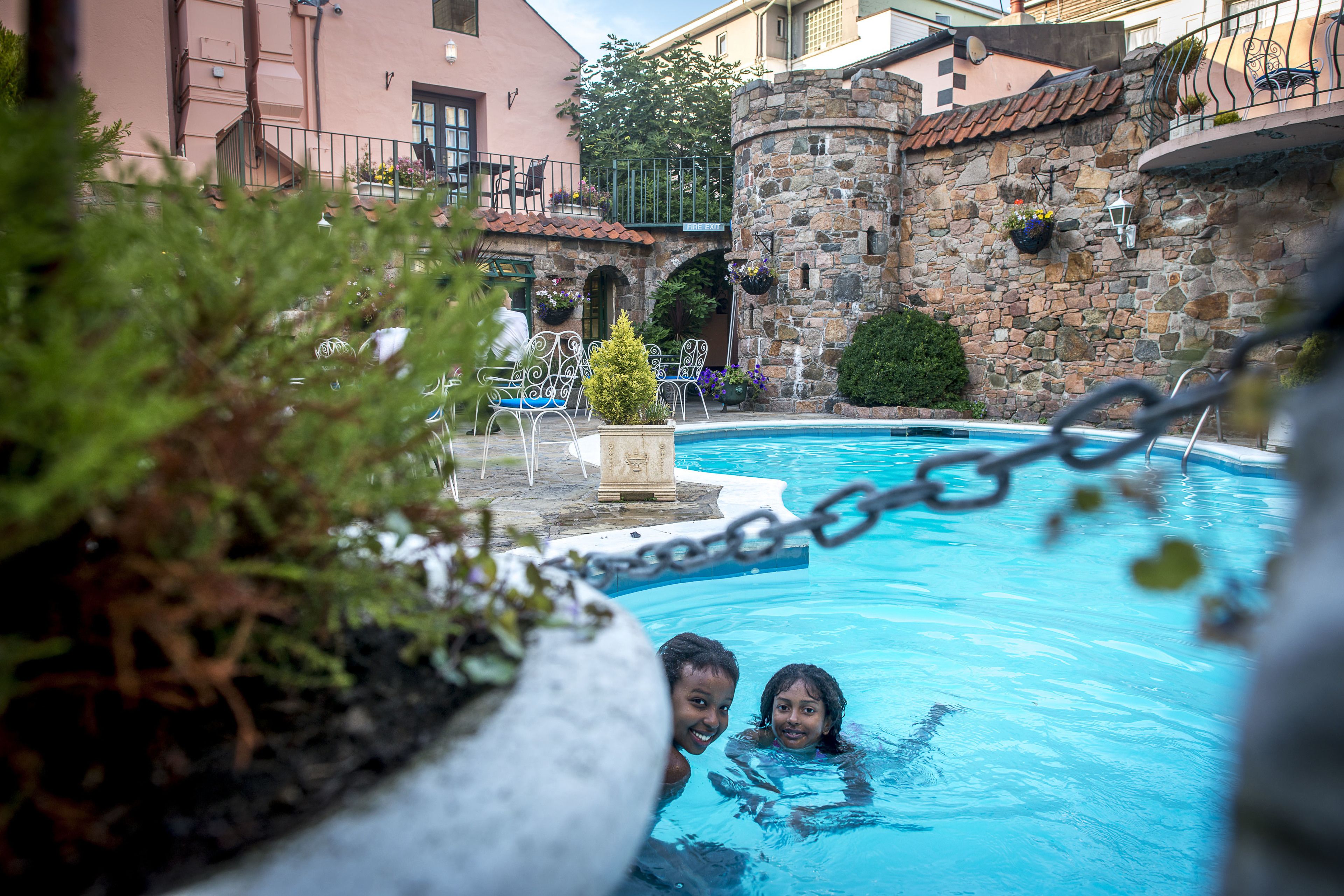 Alberca al aire libre 