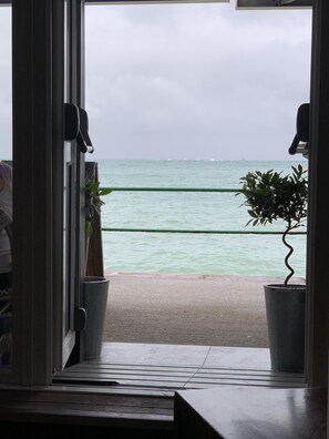 Blick von der Unterkunft