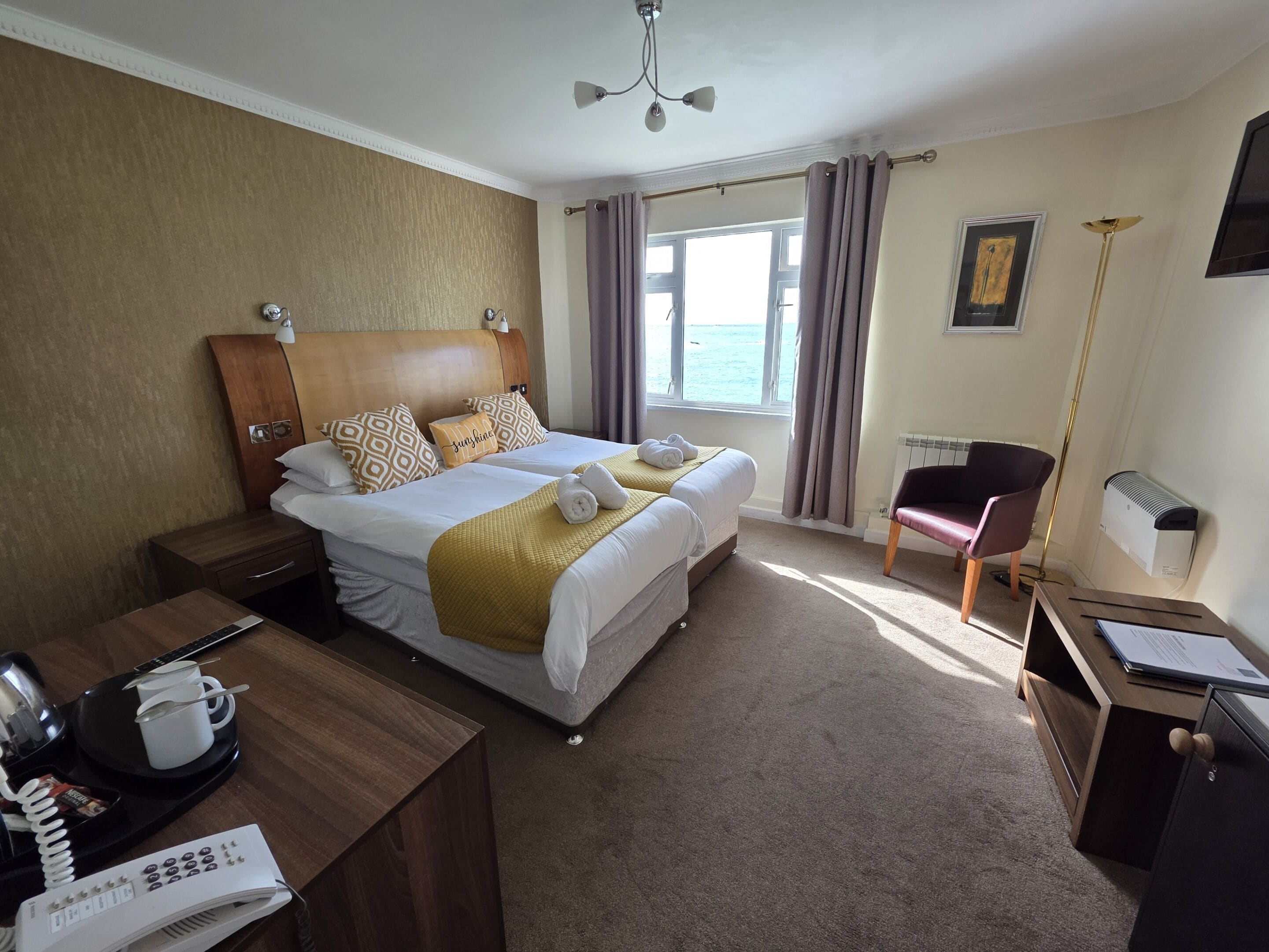 雙床房, 獨立浴室, 海景 (with Direct Sea View )