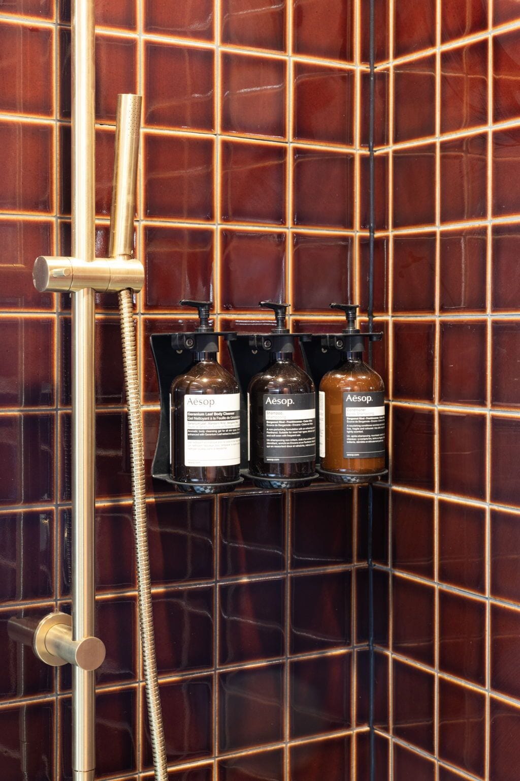 premium king | bathroom | designer toiletries, hair dryer, towels, soap