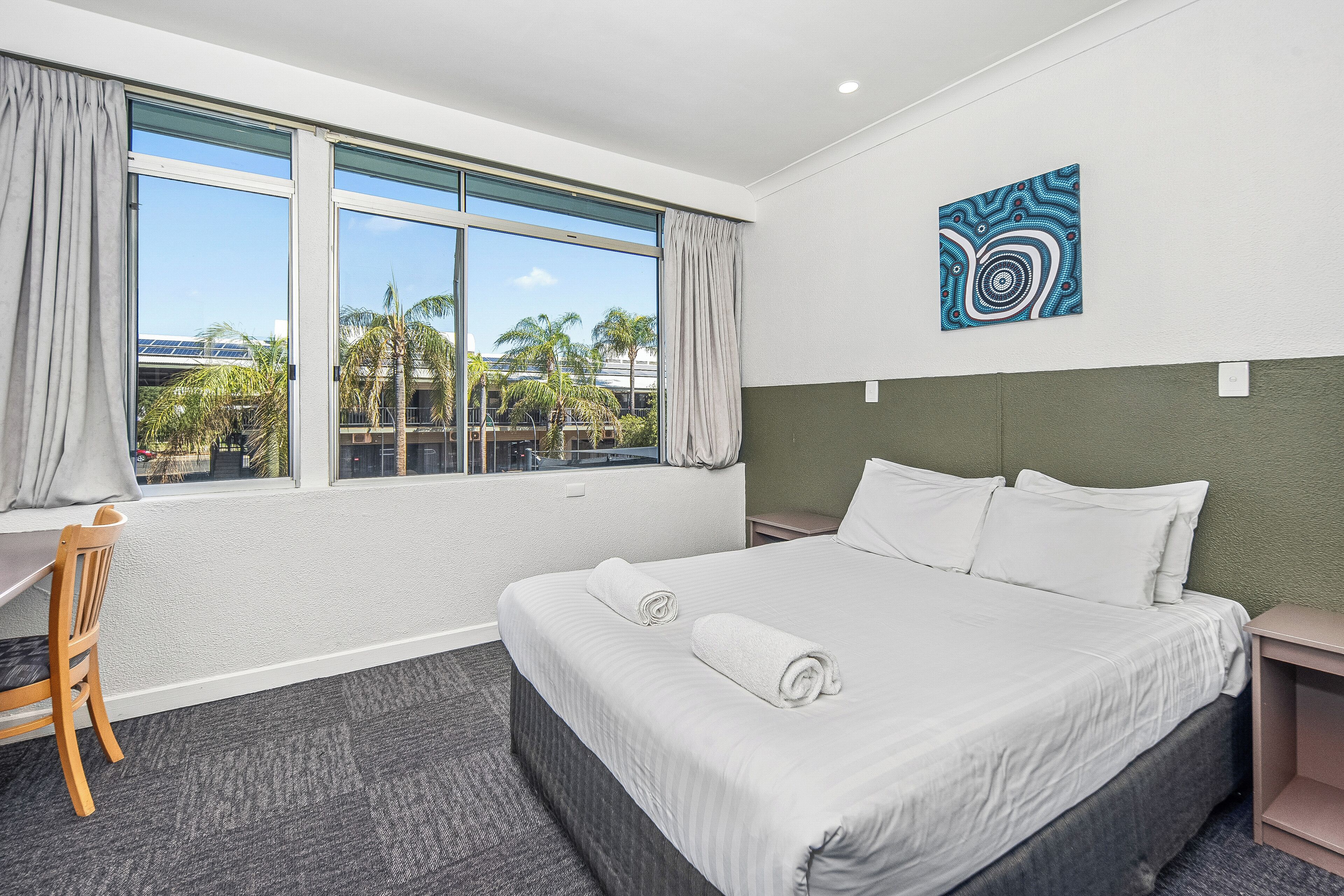 Hypo-allergenic bedding, desk, soundproofing, iron/ironing board