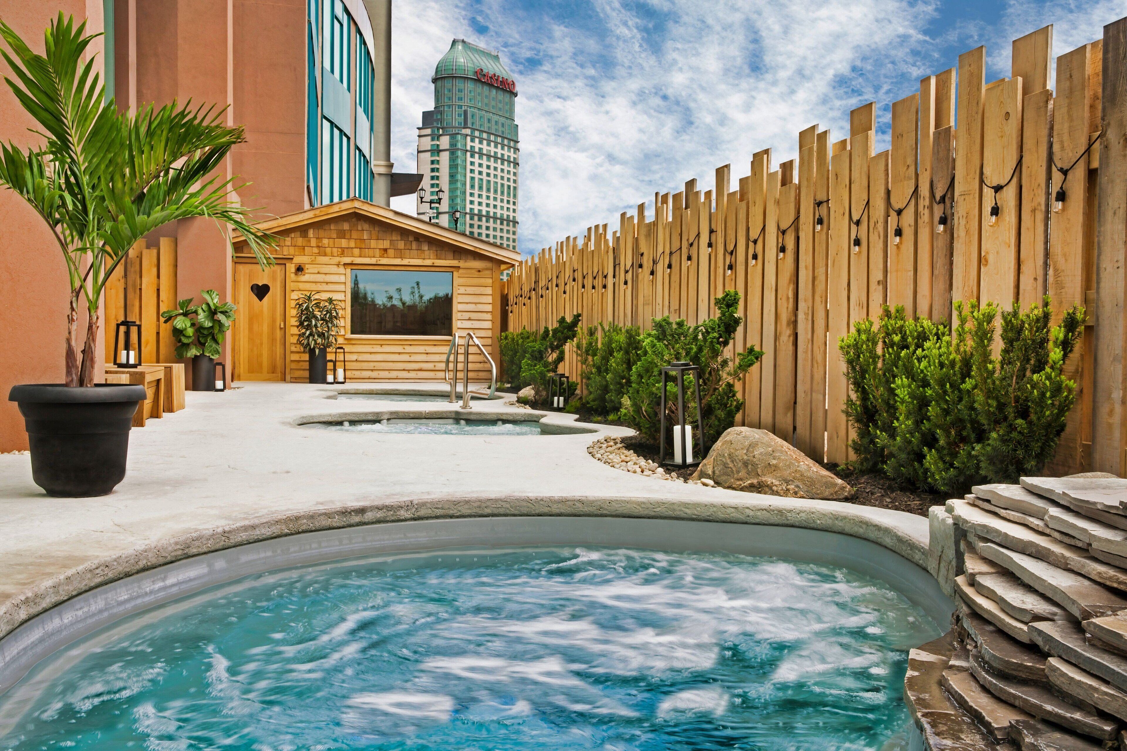 couples treatment room(s), sauna, hot tub, steam room, body treatments