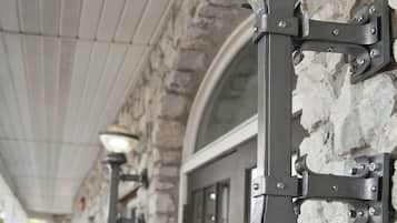 Majoituspaikan sisäänkäynti