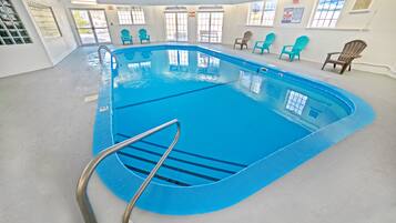 2 indoor pools, open 7:00 AM to 10:00 PM, sun loungers