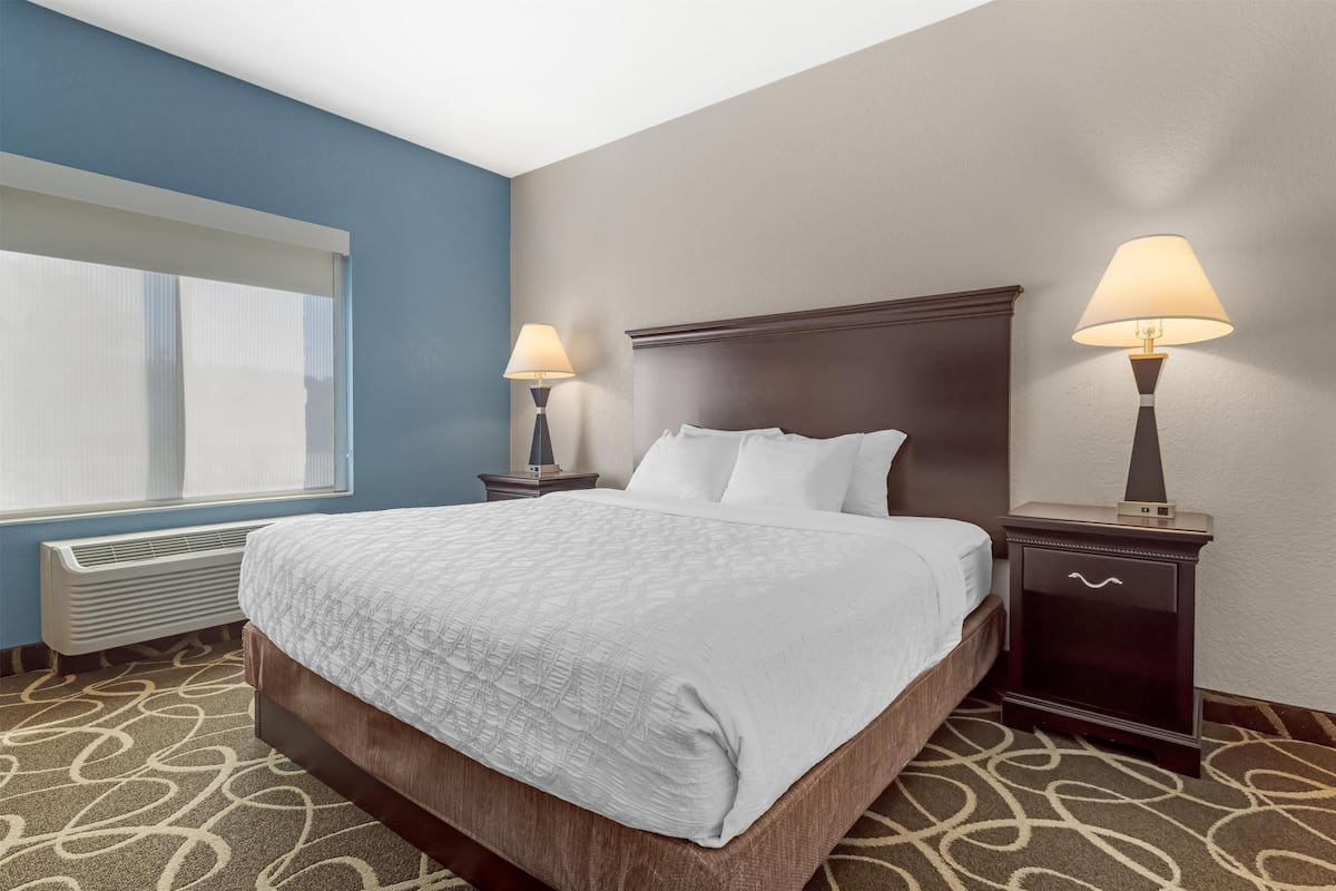 Suite, 1 llit de matrimoni gran i sofà llit, no fumadors, frigorífic i microones (with Sofabed) | Caixa forta a l'habitació i planxa i posts de planxar