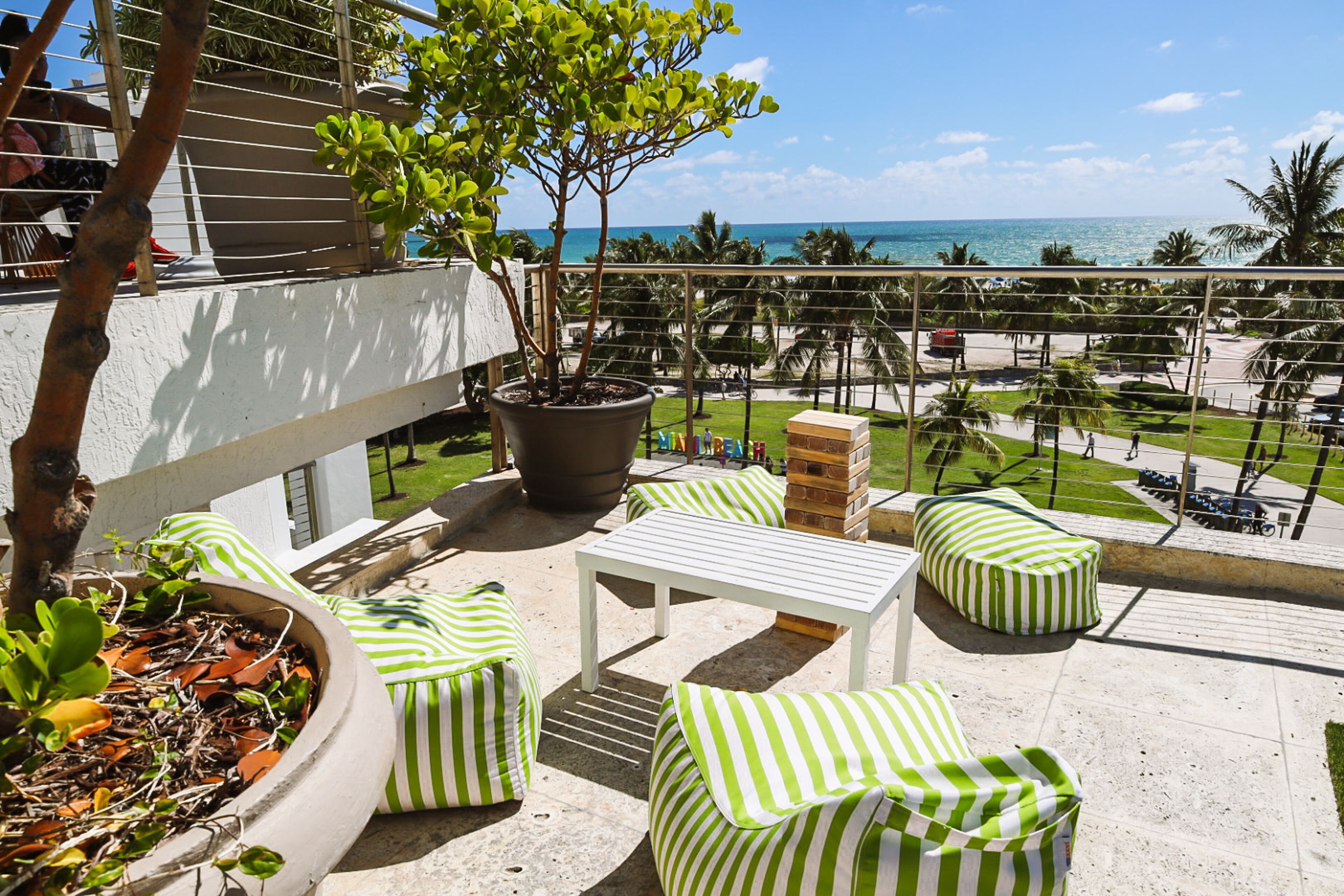 Terrasse sur le toit