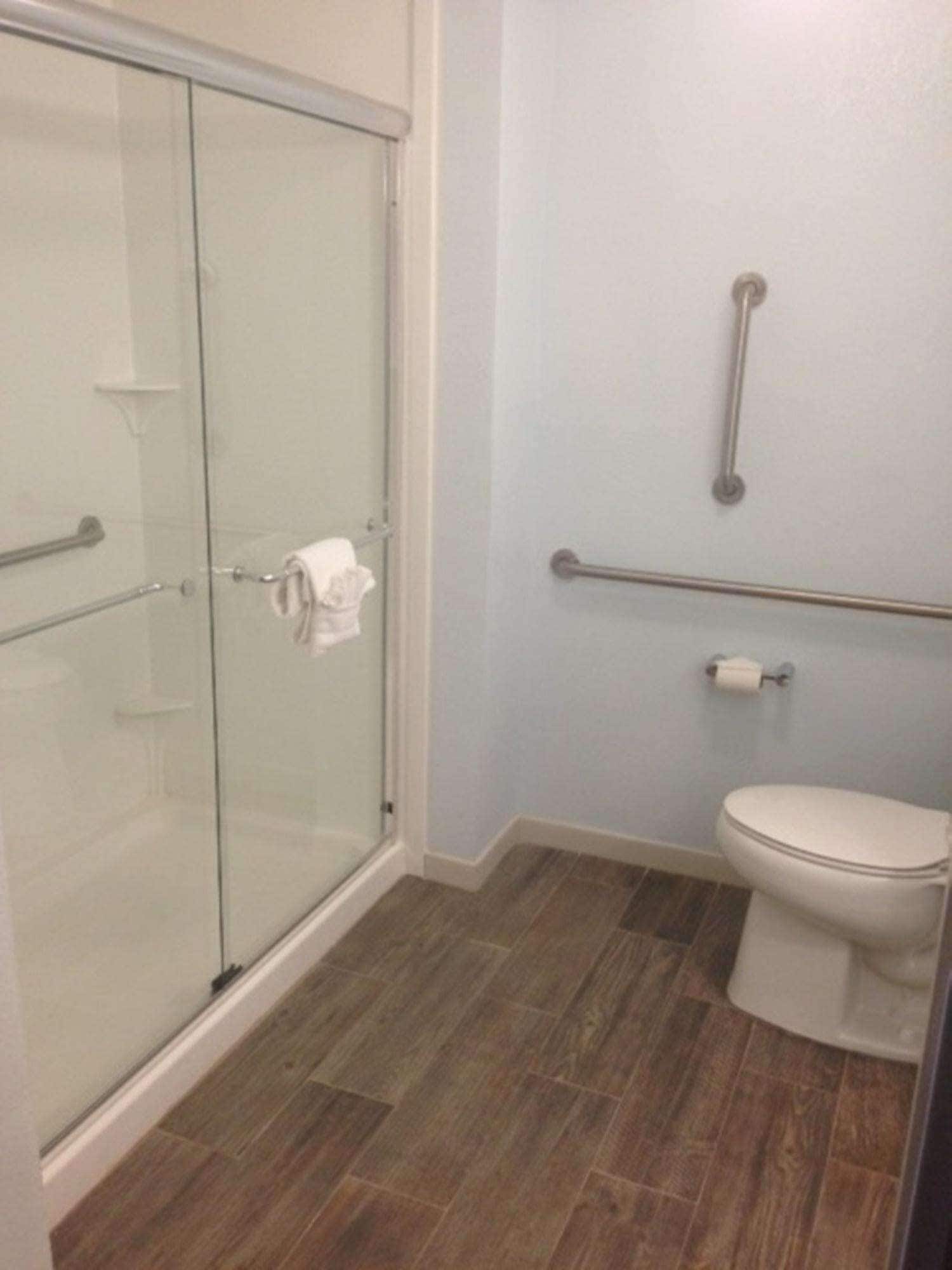 free toiletries, hair dryer, towels, soap